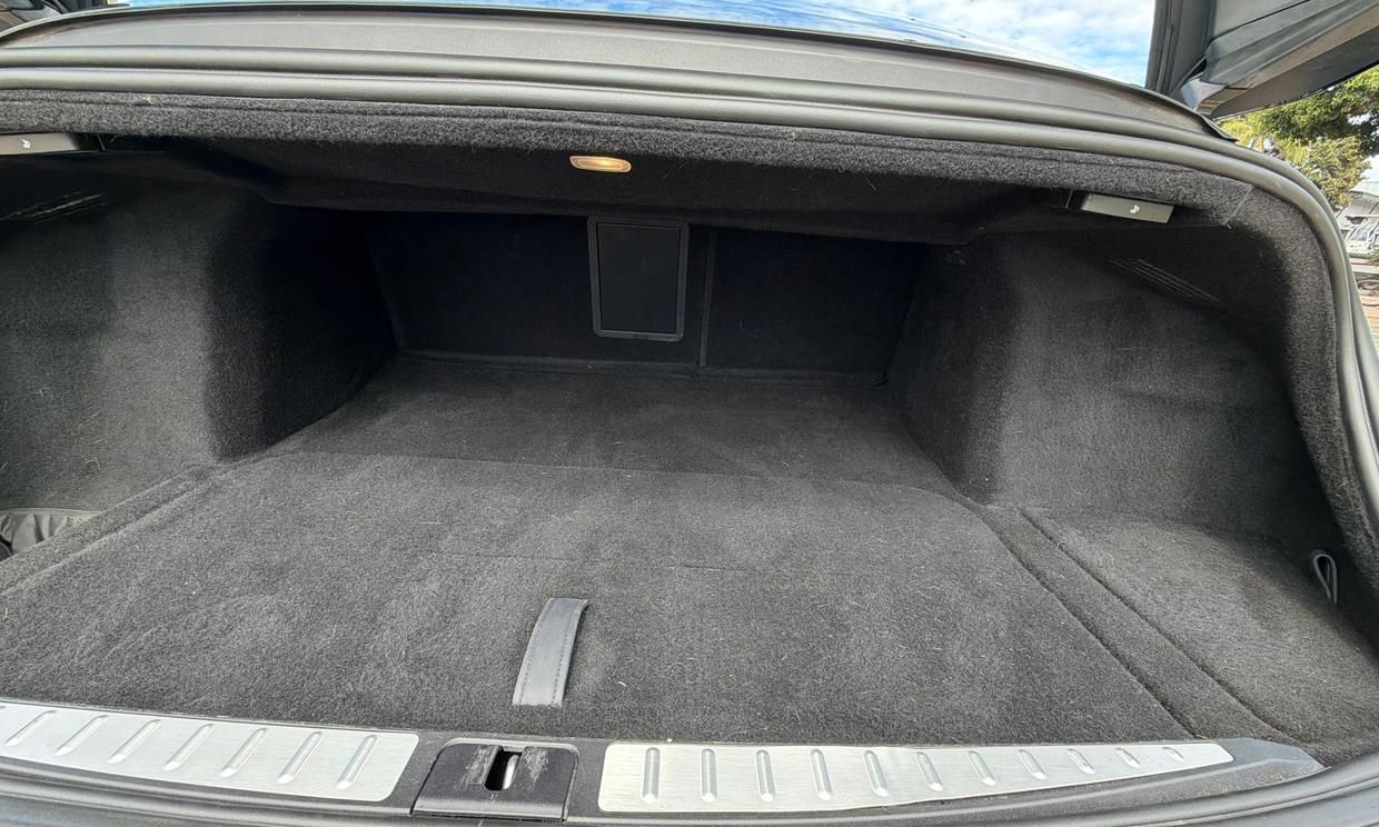 Lucid Air Grand Touring rear trunk, luggage space for a road trip